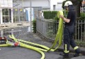 Dachstuhlbrand Koeln Poll Geislarerstr P623